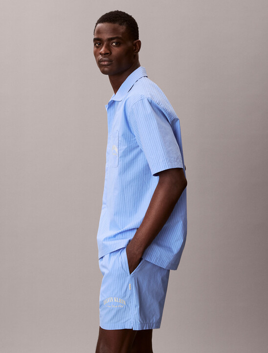 Cotton Crest Logo Pyjama Shorts