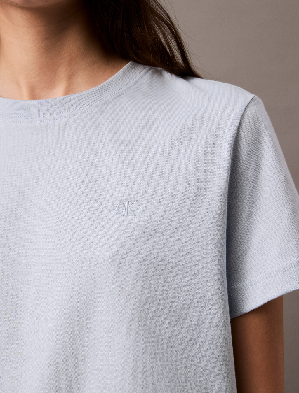 Archive Logo Crewneck Tee, Niagara Mist, hi-res