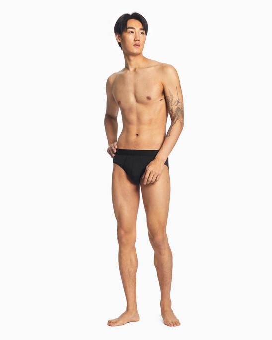 CK Black Cotton Hipster Brief