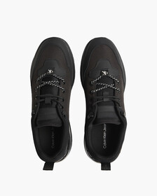 SPORTY COMFAIR LACE-UP RUNNERS, Black, hi-res