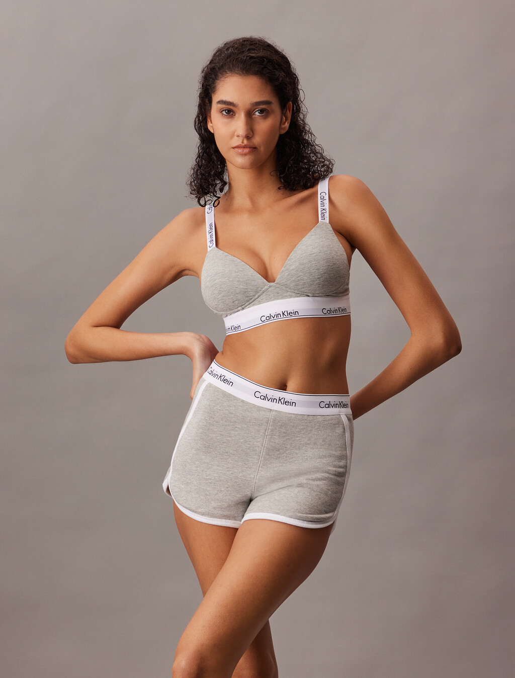 Icon Cotton Sleep Shorts, H111 Heather Grey (Legacy 020), hi-res