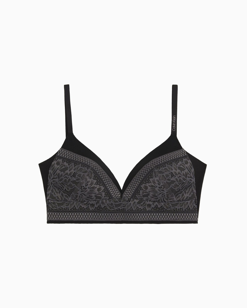 INVISIBLES LACE LIGHTLY LINED TRIANGLE BRA, Black, hi-res