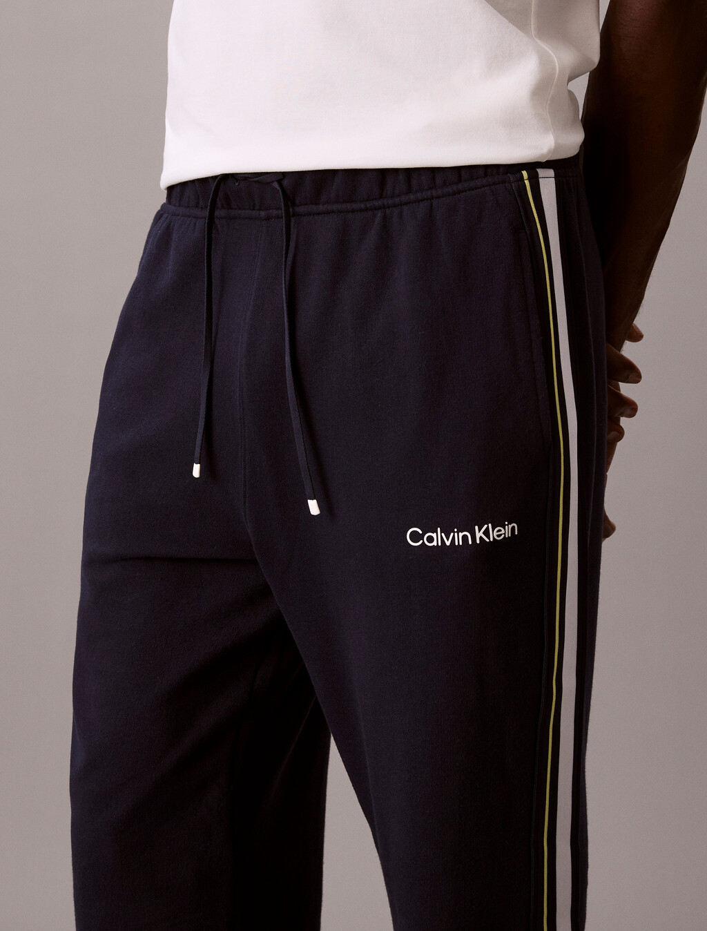 Cotton Blend French Terry Joggers, Shoreline, hi-res