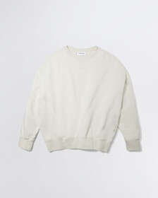 STANDARDS FLEECE CREWNECK SWEATSHIRT, BONE WHITE-101Y, hi-res