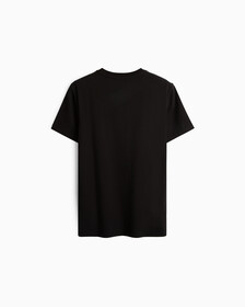 Metallic Foil Monogram Organic Cotton Tee, Ck Black, hi-res
