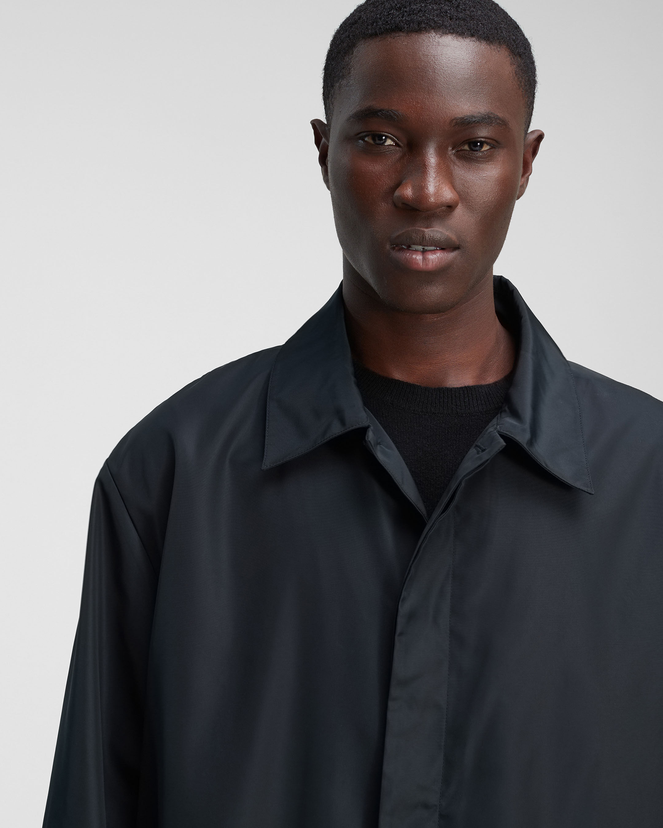 Nylon Car Coat black Calvin Klein Singapore
