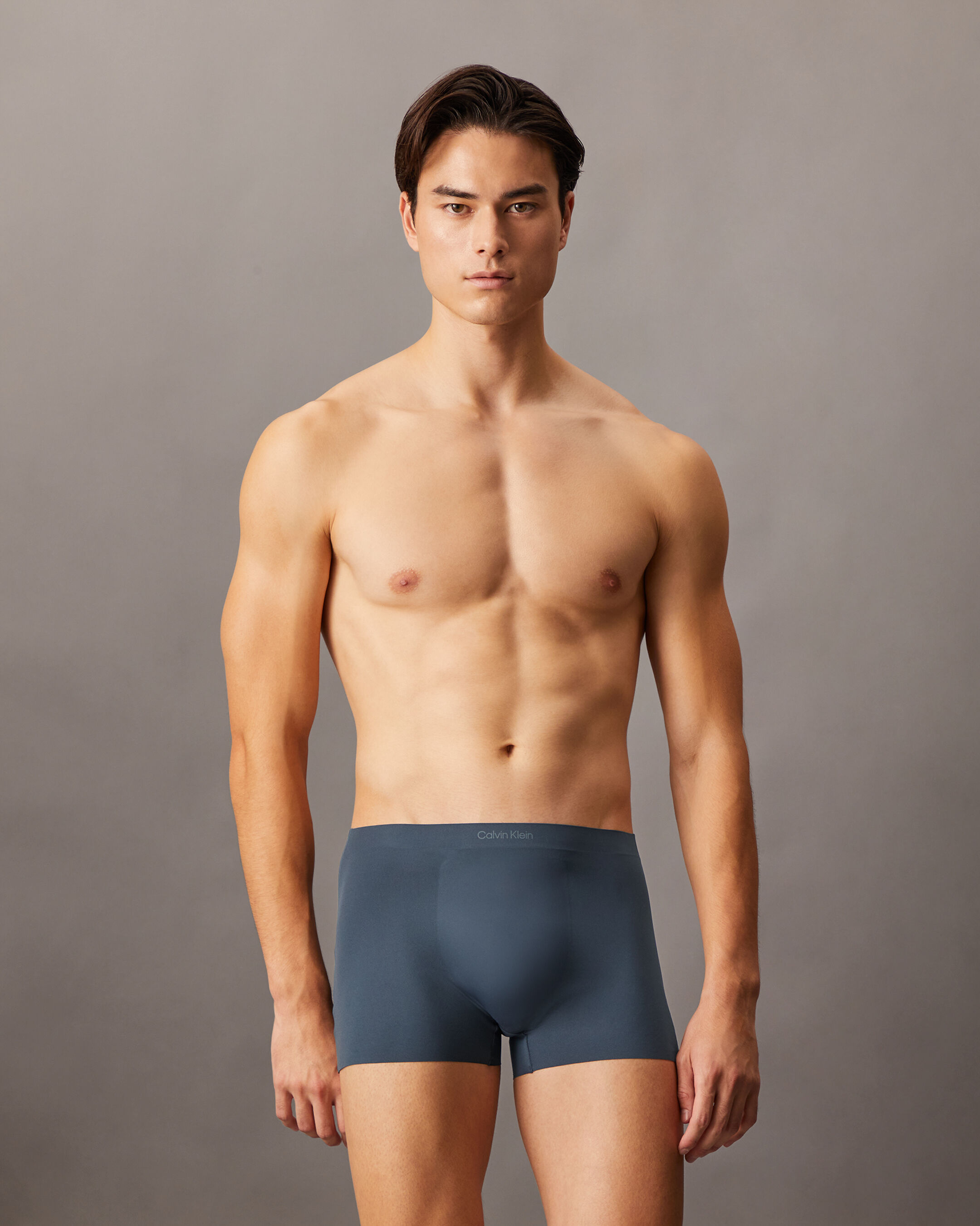 CK Black Bonded Low Rise Trunk blue Calvin Klein Singapore