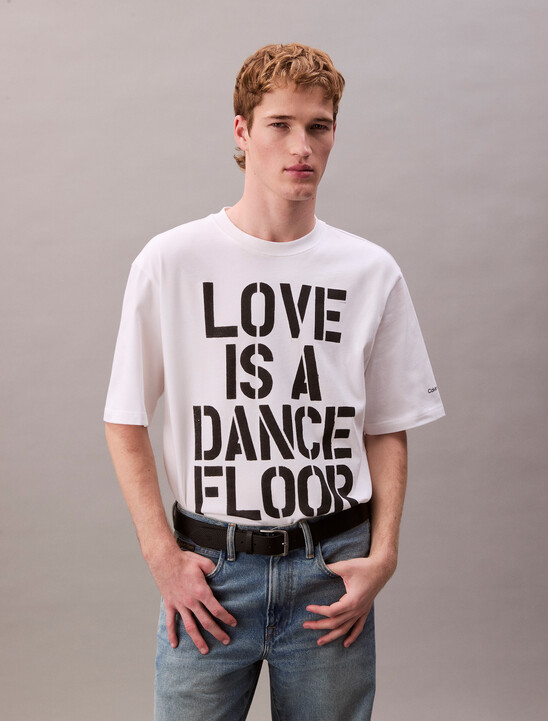 Pride Love Is A Dance Floor Graphic Relaxed T-Shirt