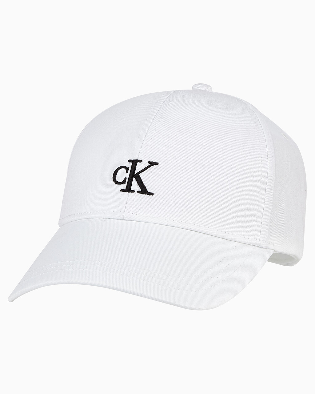 EMBROIDERED LOGO CARRYOVER CAP, BRIGHT WHITE, hi-res