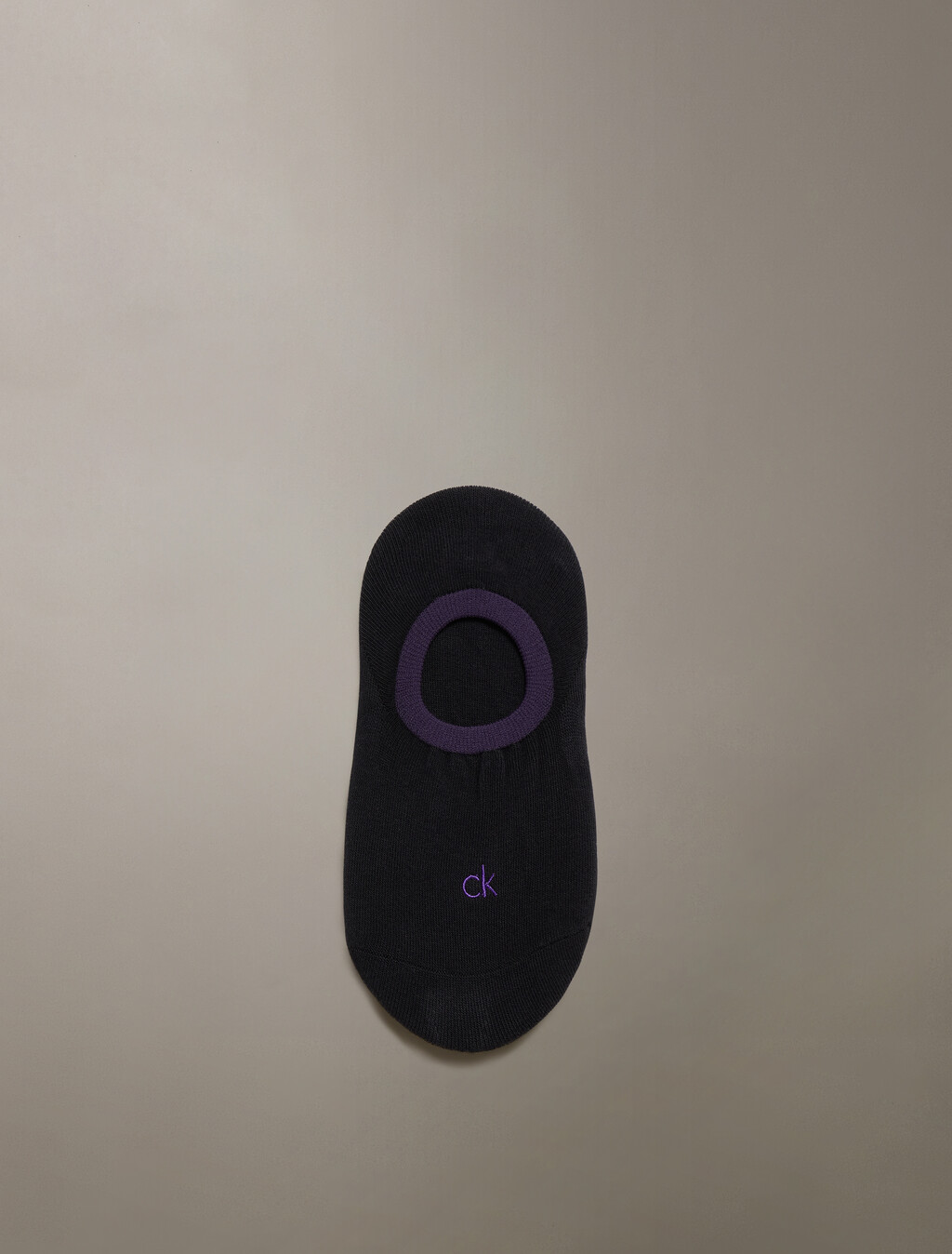 CK Logo Sneaker Liner Sock, BLACK, hi-res