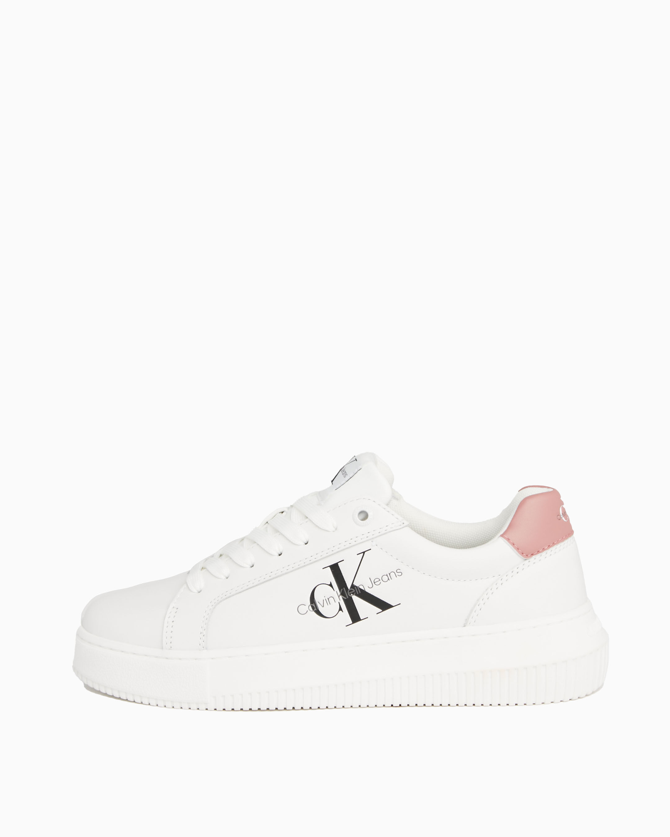 Leather Trainers white Calvin Klein Singapore