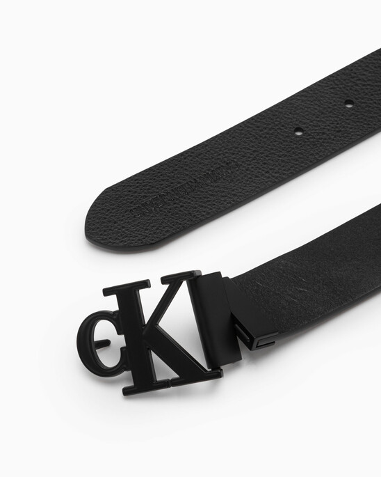 REVERSIBLE ENAMEL MONOGRAM BELT