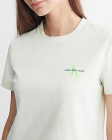 Monogram Tee, Canary Green, hi-res