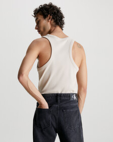 RACER BACK TANK TOP, Classic Beige, hi-res