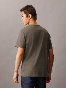 The Calvin Double Mercerized Tee, Driftwood, hi-res
