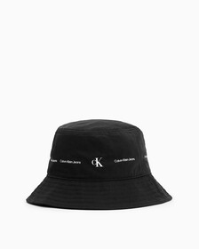 MODERN ESSENTIAL ORGANIC COTTON BUCKET HAT, BLACK, hi-res