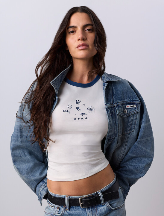 Jung Kook for Calvin Klein 90s Denim Trucker Jacket