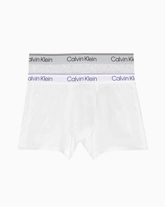 ATHLETIC COTTON 2 PACK TRUNKS