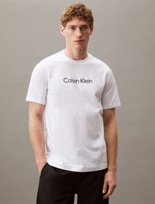 Essential Logo Short Sleeve Tee, Classic White, hi-res