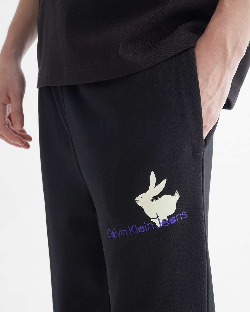 Year Of The Rabbit Sweatpants, CK BLACK, hi-res