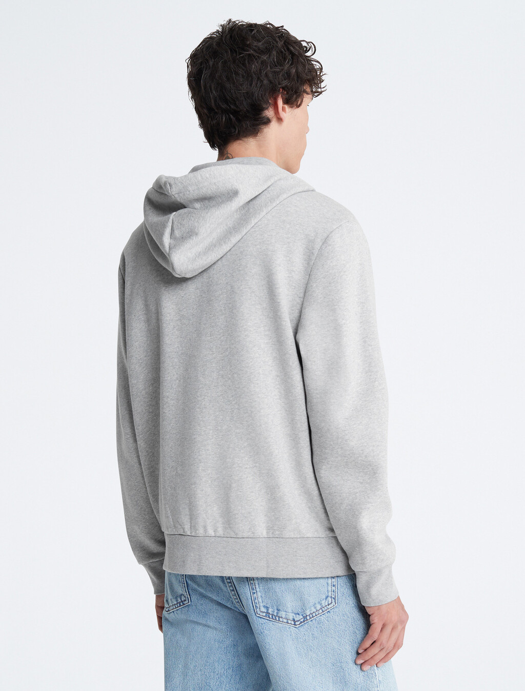 Archive Logo Zip Fleece Hoodie, Heroic Grey Heather, hi-res