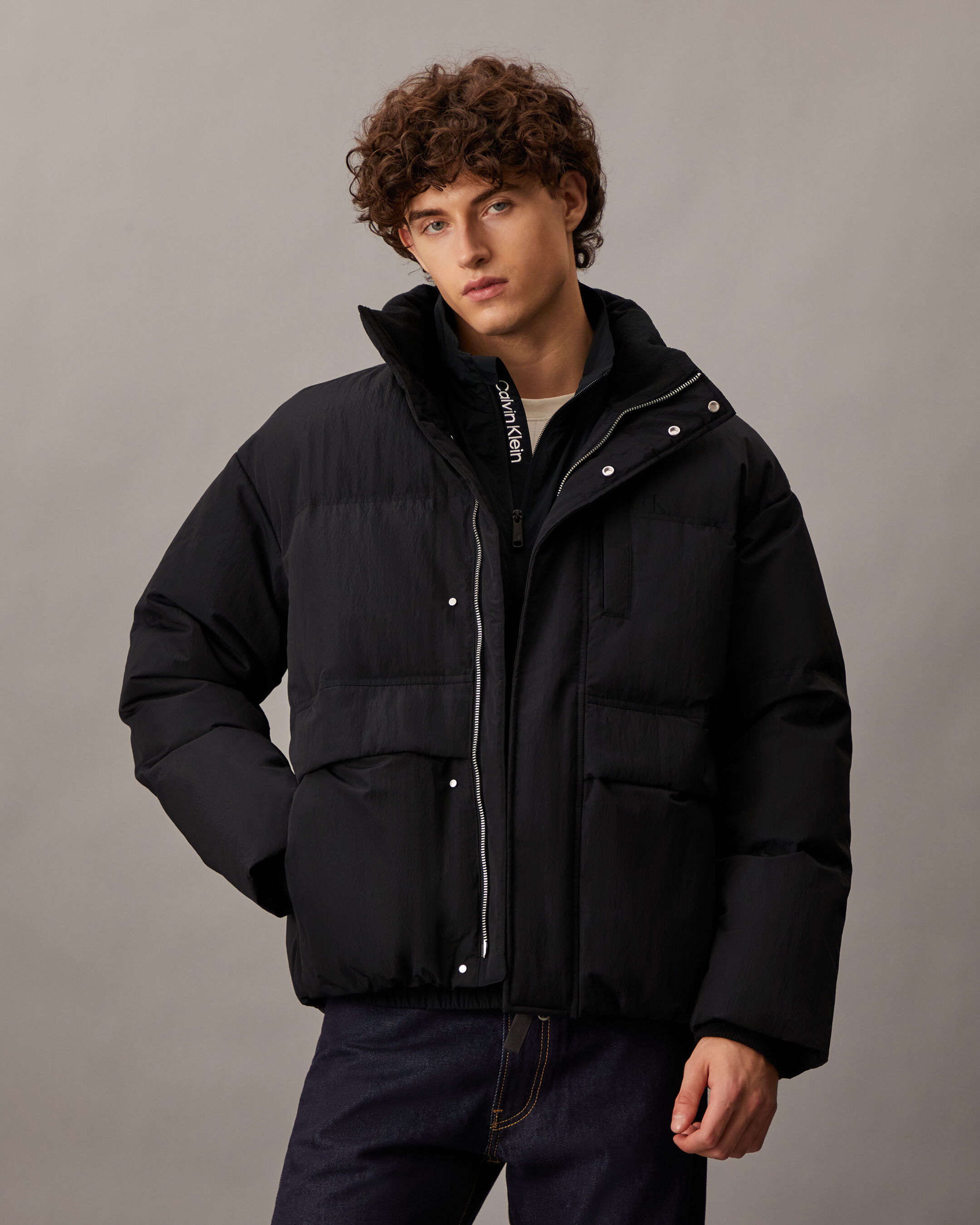 Packable Down Jacket black Calvin Klein Singapore