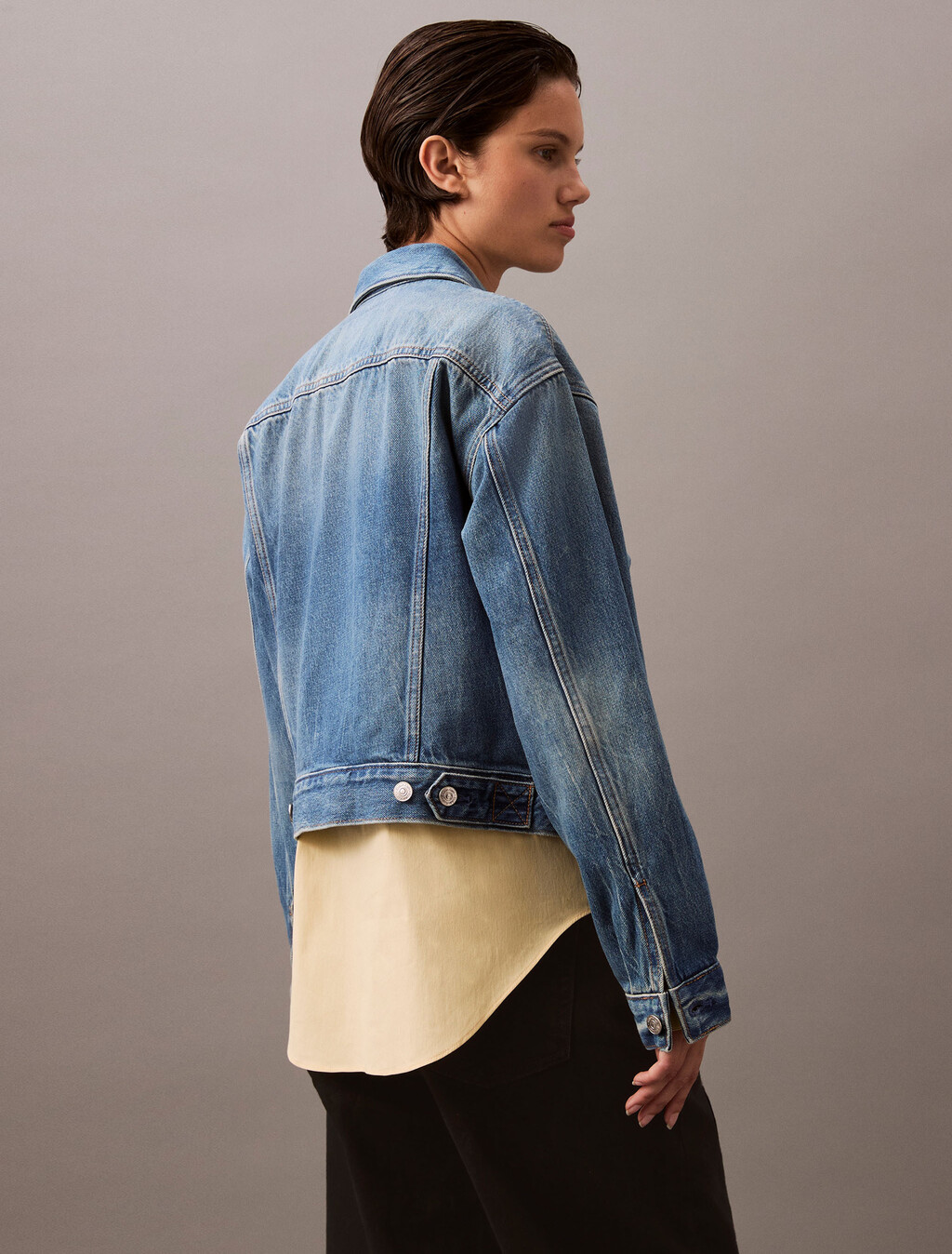 90s Trucker Jacket, AURORA, hi-res
