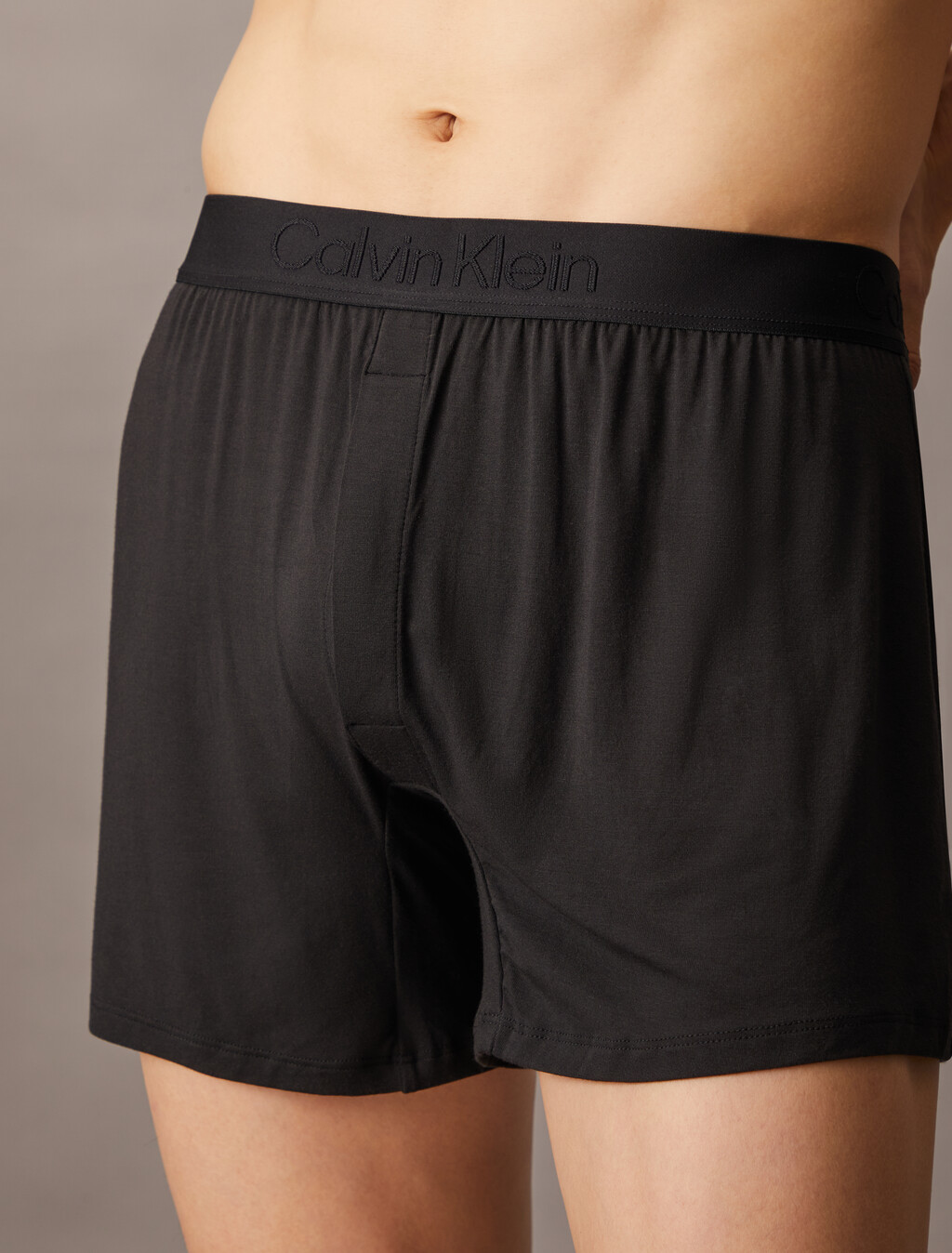 Ultra Soft Modal Slim Boxer, Black, hi-res