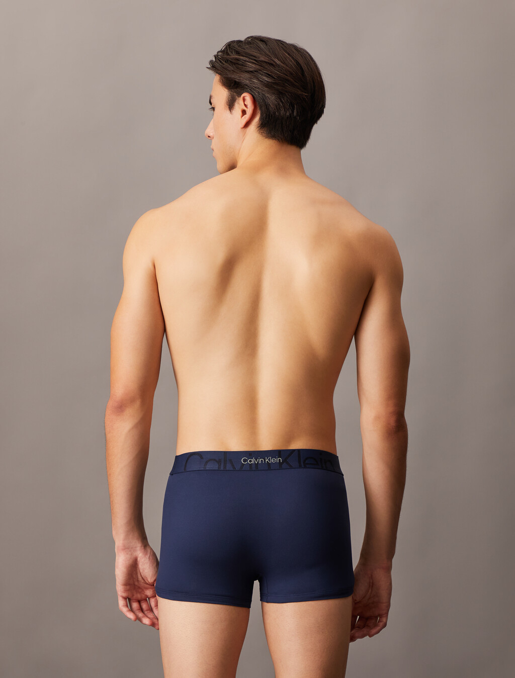 Embossed Icon Micro Low Rise Trunks, Blue Shadow, hi-res