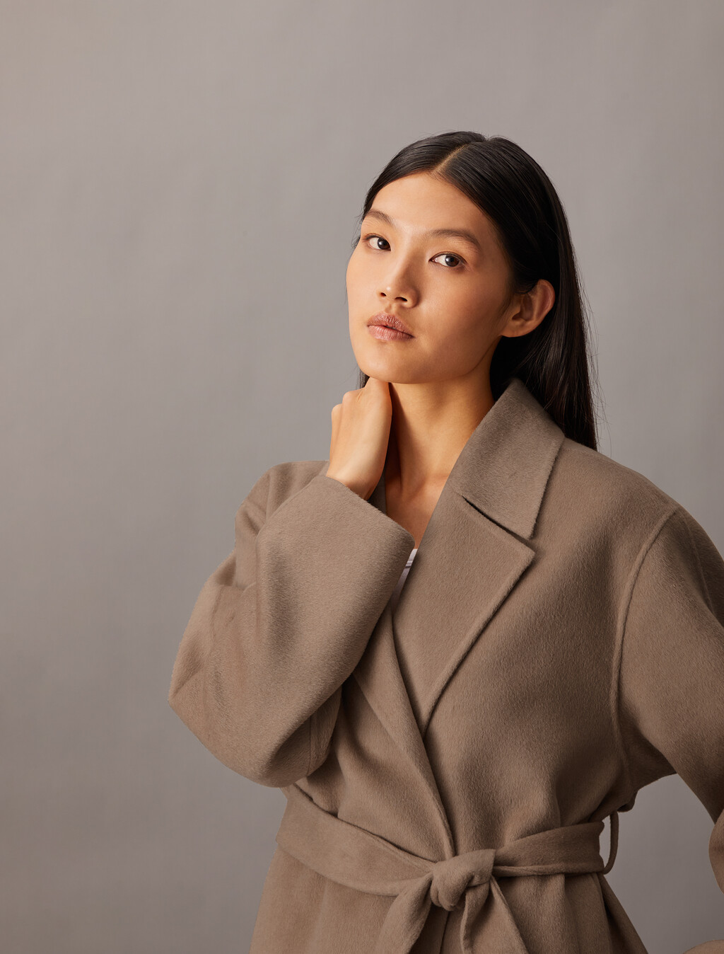 Hero Double Face Wool Blend Trench Coat, Amphora, hi-res