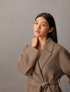 Hero Double Face Wool Blend Trench Coat, Amphora, hi-res
