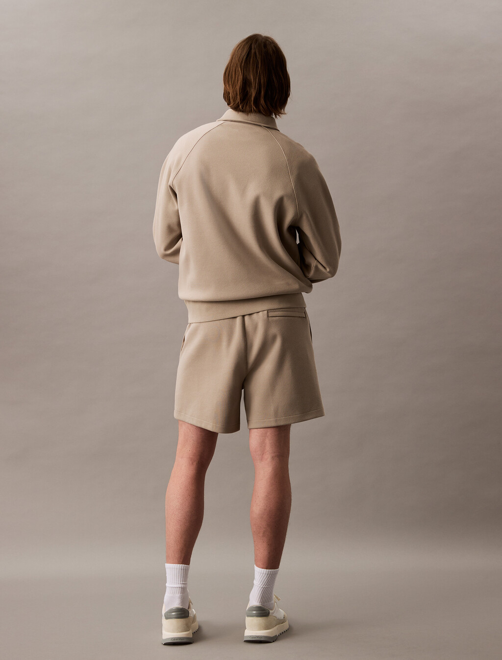 Rib Knit Logo Applique Jogger, Vintage Khaki, hi-res