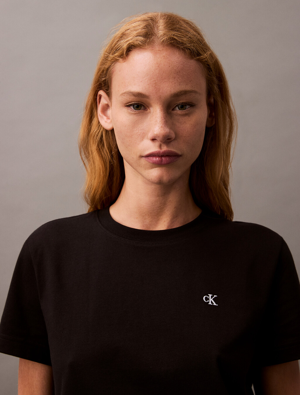 Archive Logo Crewneck Tee, Black, hi-res