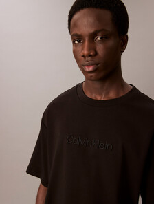 Calvin Klein Logo Tee, Black, hi-res