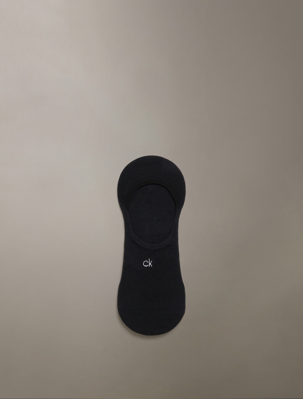 Logo Embroidery Liner Sock, BLACK, hi-res
