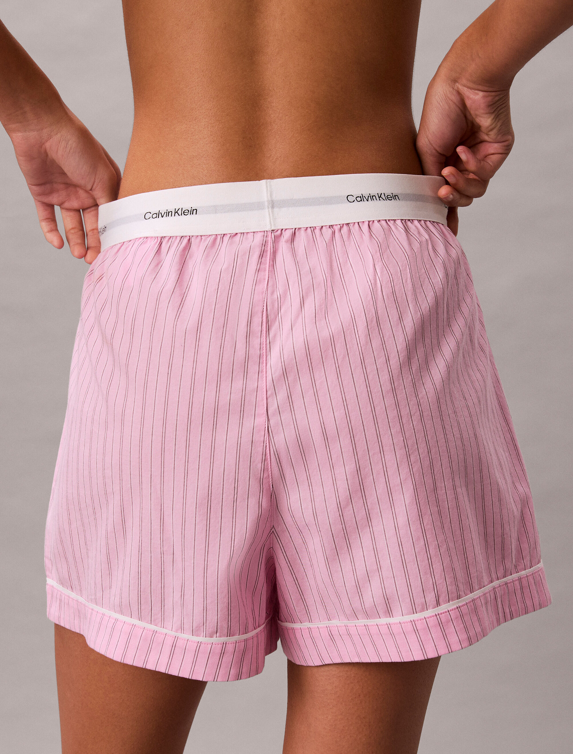 V-Day Shorts - Cotton Poplin | pink | Calvin Klein Singapore