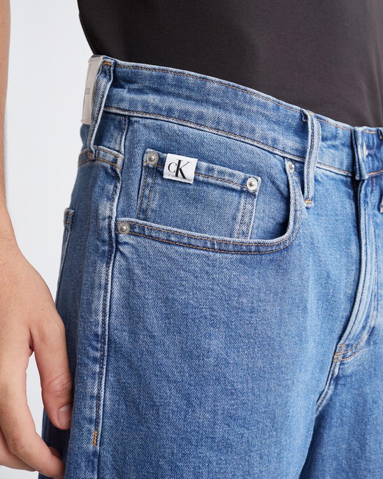 Recycled Cotton 90s Straight Cropped Jeans