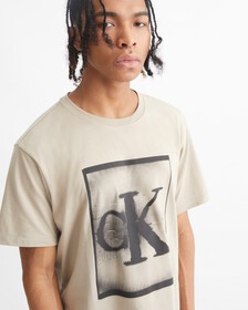 LOGO GYM T-SHIRT, WINTER LINEN, hi-res