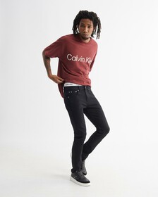 RELAXED STENCIL LOGO TEE, Alpine Berry, hi-res
