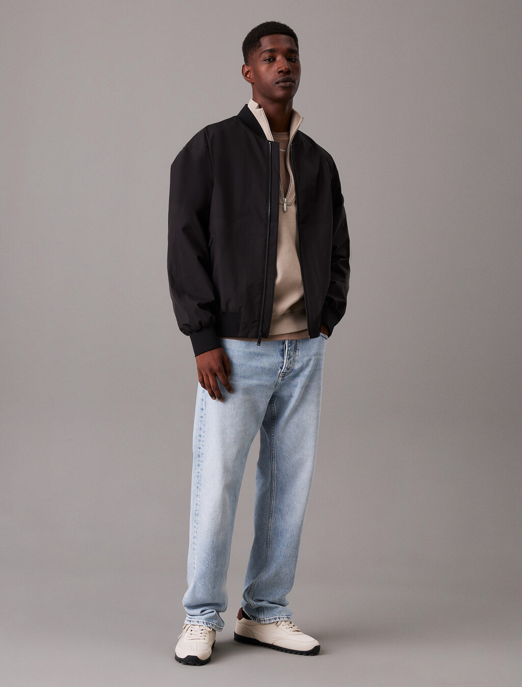 Technical Bomber Jacket, Black, hi-res