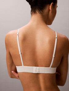 Lightly Lined Triangle Bralette - Heritage Classic Cotton Stretch, Tofu, hi-res