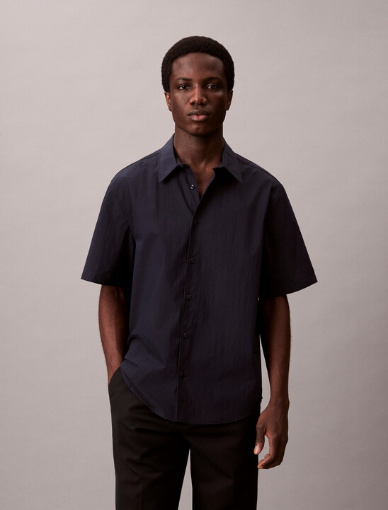 Cotton Nyon Relaxed Shirt