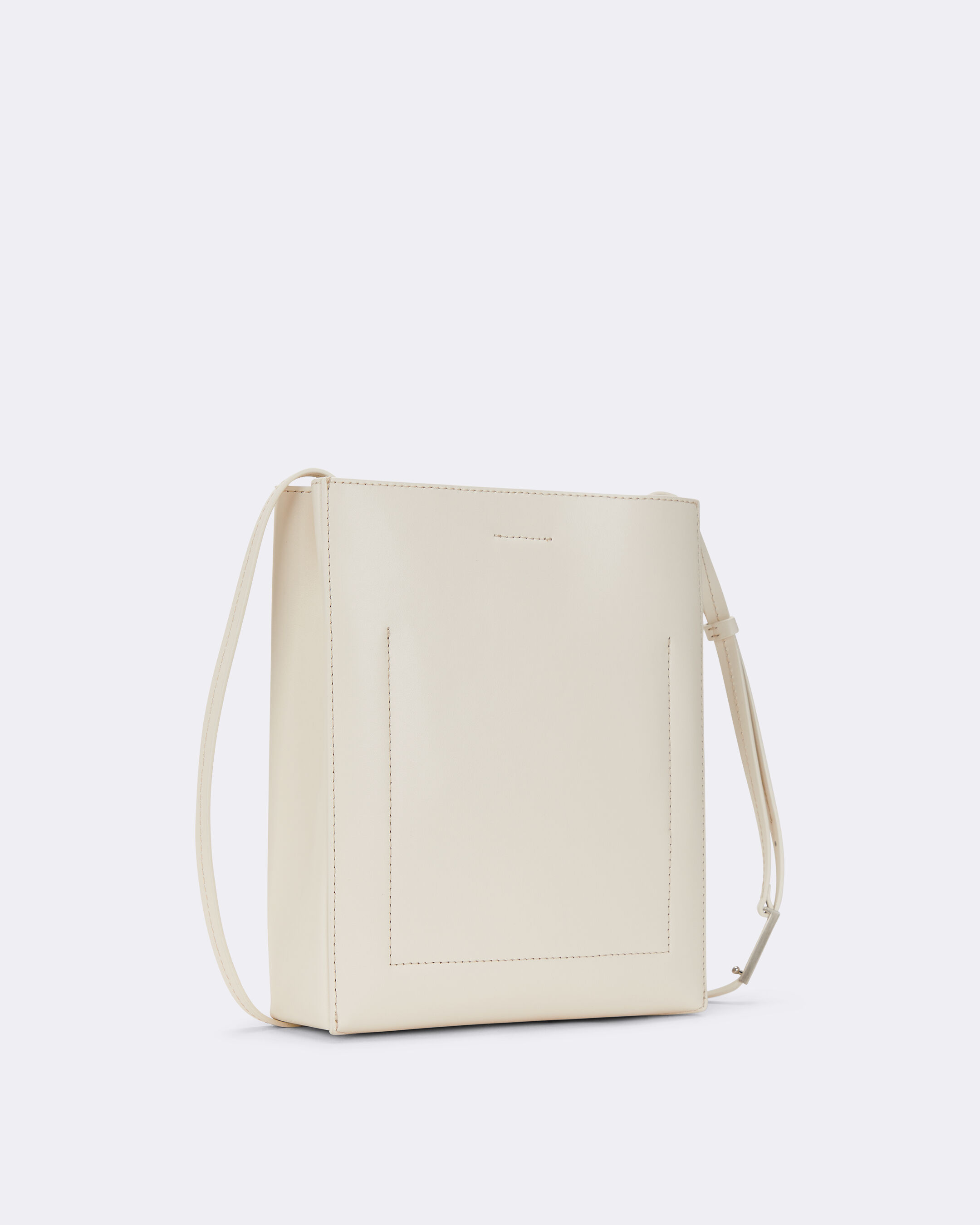 Line Leather Crossbody Bag