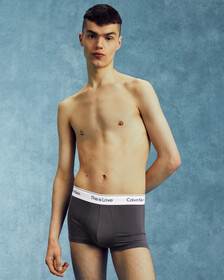 MODERN COTTON THIS IS LOVE TRUNKS, Forged Iron, hi-res