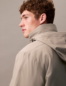 Heavyweight Mid Length Puffer Jacket, Brindle, hi-res
