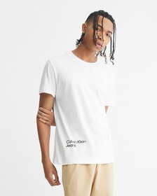MOVEMENTS BLURRY PRINT TEE, Bright White, hi-res