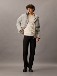 Packable Down Jacket, Flint Gray, hi-res