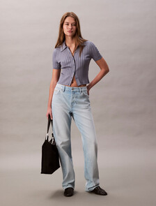 Signature 90s Straight Jeans, LT BLUE PEARL, hi-res