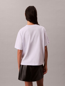 Relaxed Standard Logo Crewneck Tee, Lacey Lilac, hi-res