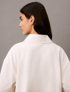 Cotton Jersey Logo Polo Shirt, Tofu, hi-res